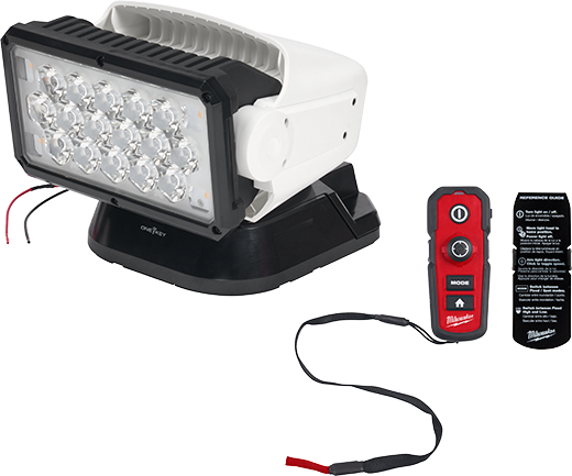 Milwaukee 2123-20 M18™ Utility Remote Control Search Light w/ Portable Base - Edmondson Supply