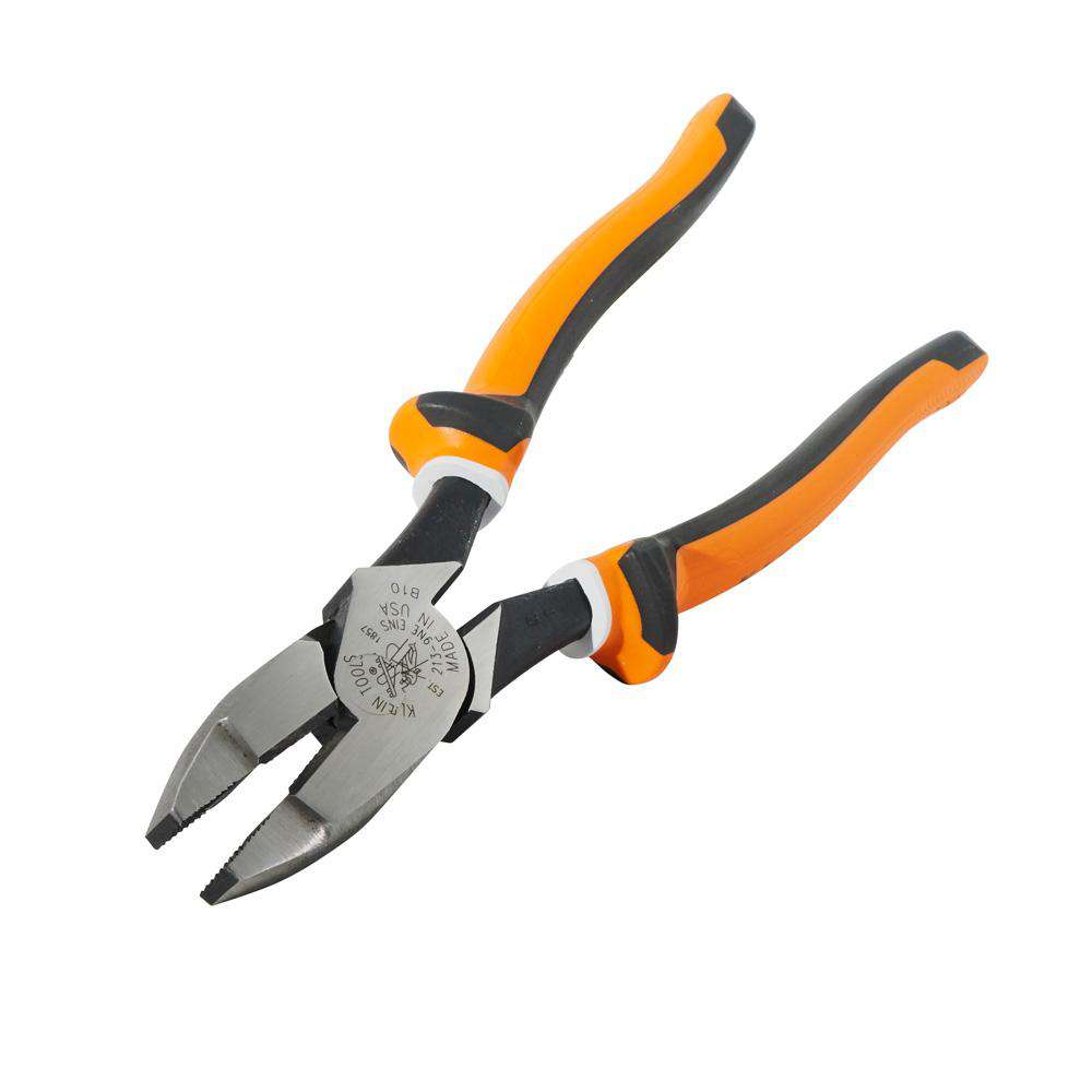 Klein Tools 213-9NE-EINS Insulated Side Cutting Pliers, Slim Handle, 9-Inch - Edmondson Supply