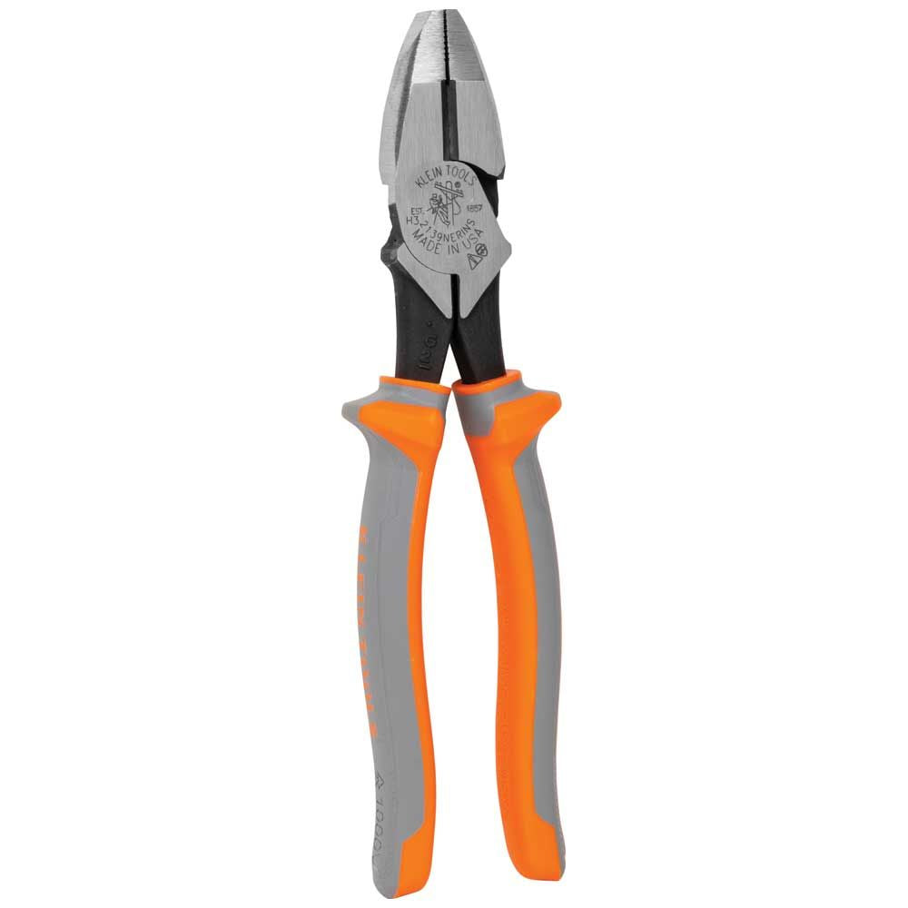 Klein Tools 2139NERINS Insulated Pliers, Side Cutters, 9-Inch - Edmondson Supply