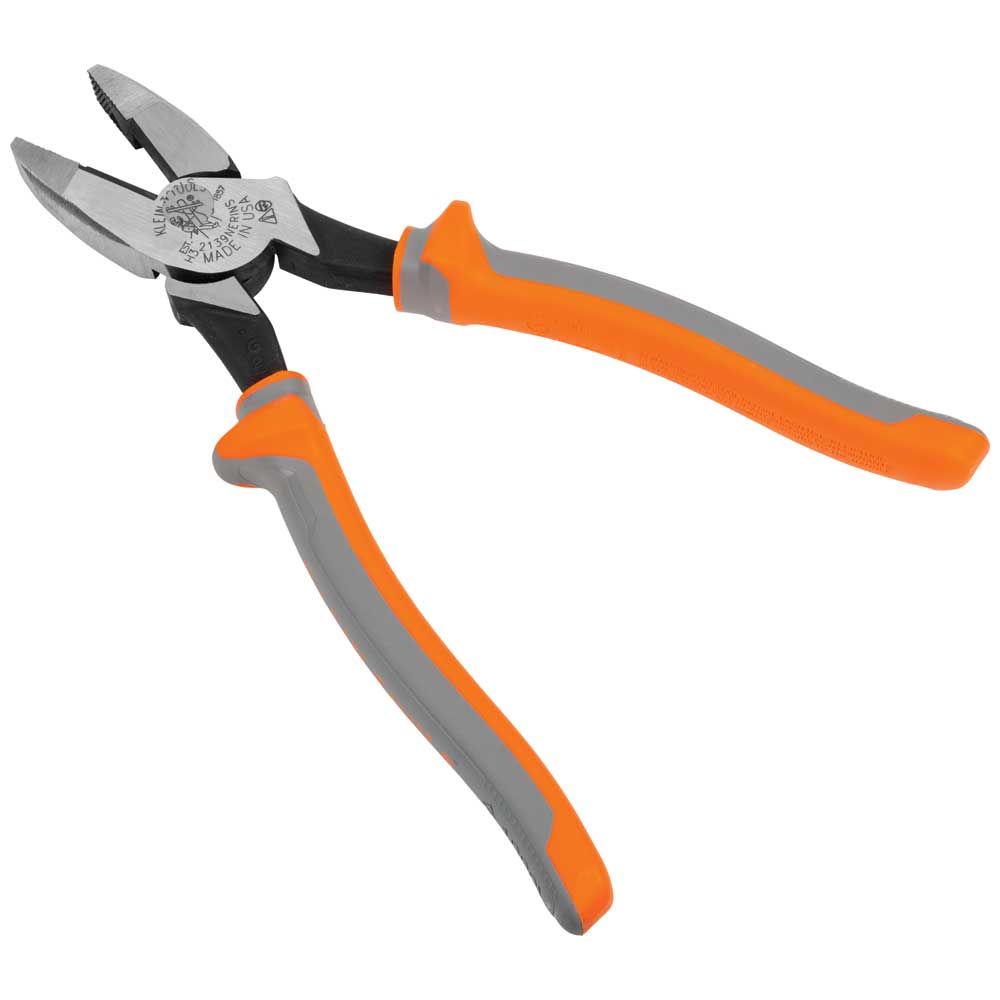 Klein Tools 2139NERINS Insulated Pliers, Side Cutters, 9-Inch - Edmondson Supply