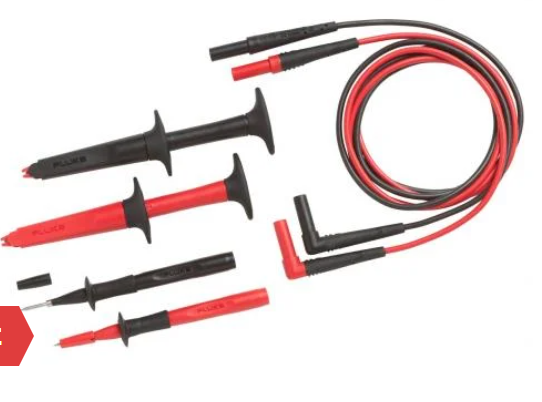 Fluke TL220 SureGrip™ Industrial Test Lead Set - Edmondson Supply