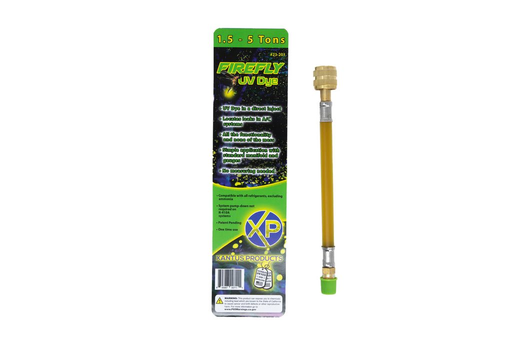 Xantus Products 23-201 Firefly UV Dye Direct Inject AC Leak Detector, 1.5 - 5 Tons