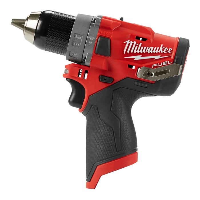 Milwaukee 2598-22 M12 FUEL™ 2-Tool Combo Kit: 1/2" Hammer Drill and 1/4" Hex Impact Driver