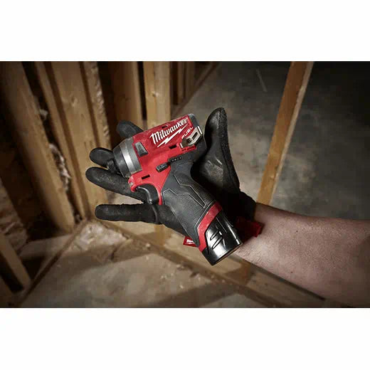 Milwaukee 2553-22 M12 FUEL™ 1/4" Hex Impact Driver Kit - Edmondson Supply