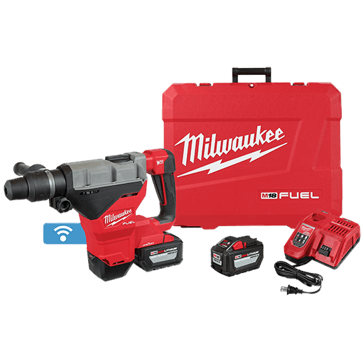 Milwaukee 2718-22HD M18 FUEL™ 1-3/4" SDS MAX Rotary Hammer Kit w/ (2) 12.0 Battery - Edmondson Supply