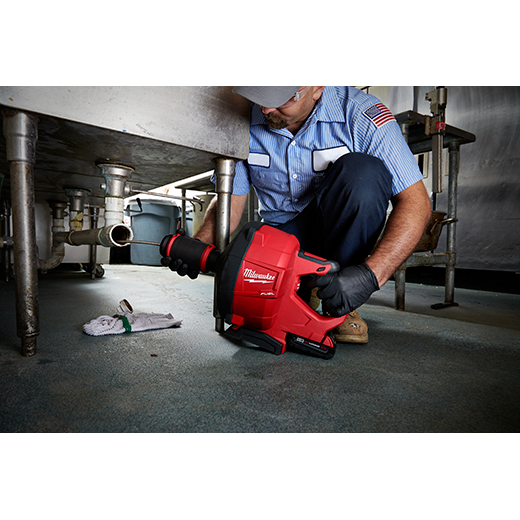 Milwaukee 2772B-21XC M18 FUEL™ Drain Snake w/ CABLE DRIVE™ with 1/4” and 3/8” Cables