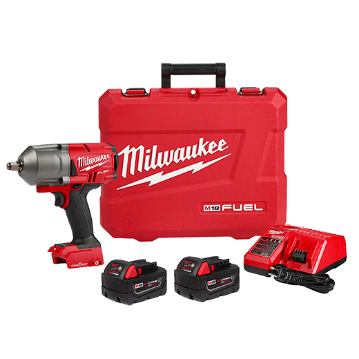 Milwaukee 2863-22R M18 FUEL™ w/ ONE-KEY™ High Torque Impact Wrench 1/2" Friction Ring Kit