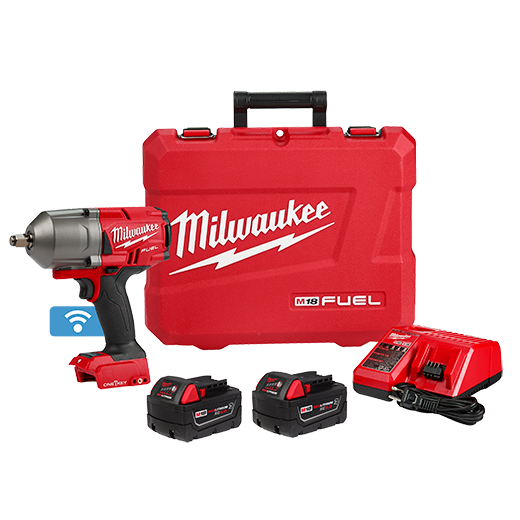 Milwaukee 2863-22R M18 FUEL™ w/ ONE-KEY™ High Torque Impact Wrench 1/2" Friction Ring Kit - Edmondson Supply
