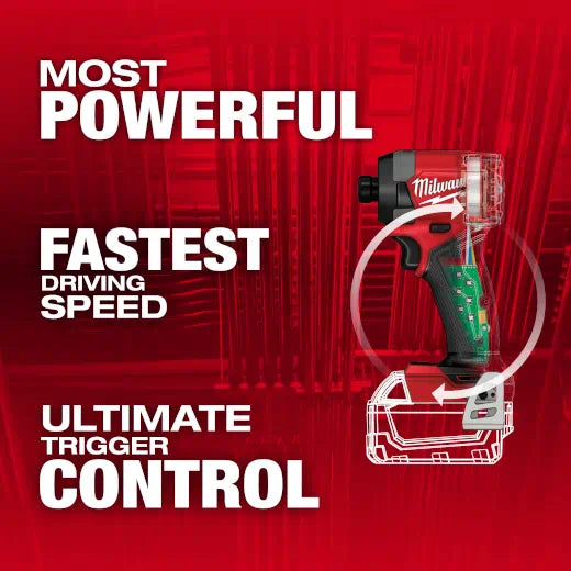 Milwaukee 2953-20 M18 FUEL™ 1/4" Hex Impact Driver (Tool Only) - Edmondson Supply