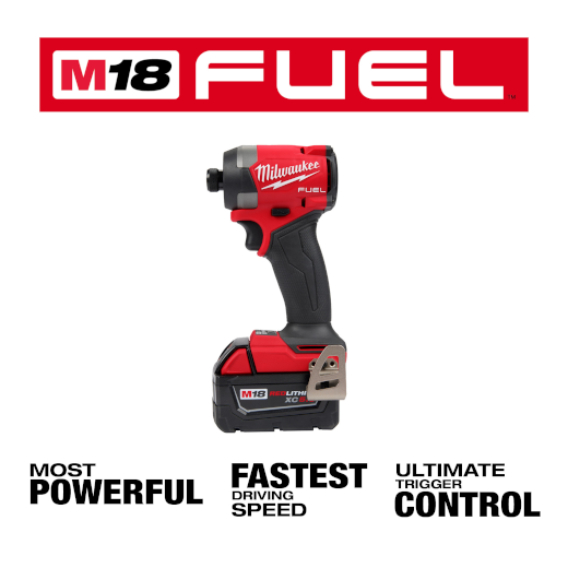 Milwaukee 2953-22 M18 FUEL™ 1/4" Hex Impact Driver Kit - Edmondson Supply