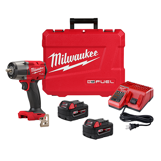 Milwaukee 2960-22 M18 FUEL™ 3/8 " Mid-Torque Impact Wrench w/ Friction Ring Kit - Edmondson Supply
