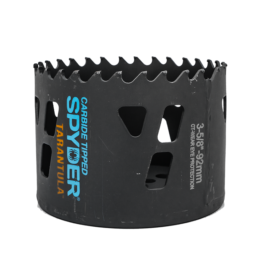 SPYDER 600927CF 3-5/8″ Tarantula™ Hole Saw (RCE HOLE SAW, TARANTULA, MTL CUTTING CARBIDE, 3-5/8") - Edmondson Supply