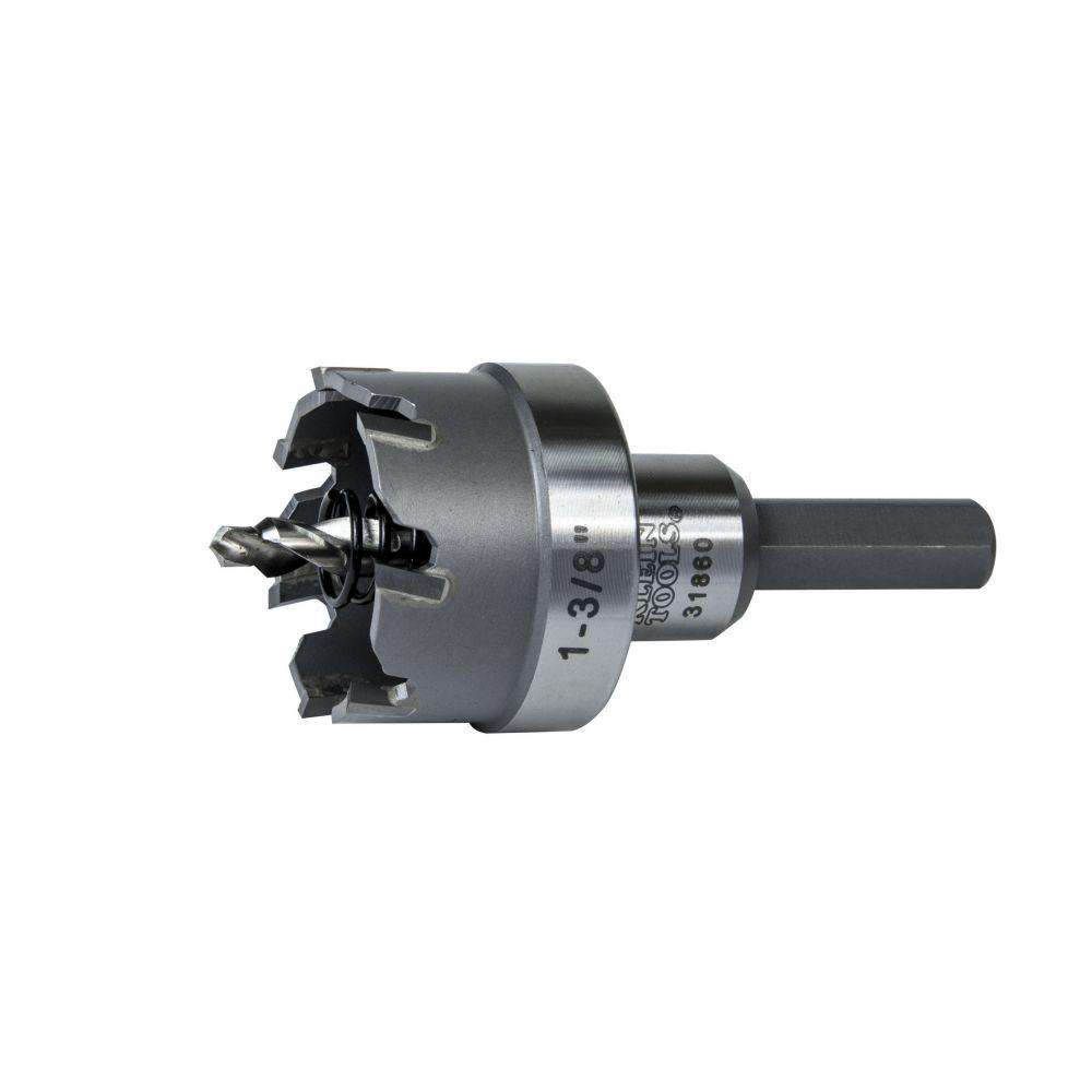 Klein Tools 31860 Carbide Hole Cutter, 1-3/8-Inch - Edmondson Supply