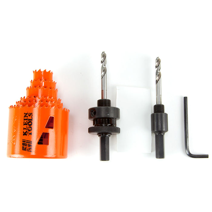 Klein Tools 31902 Bi-Metal Hole Saw Kit, 8-Piece