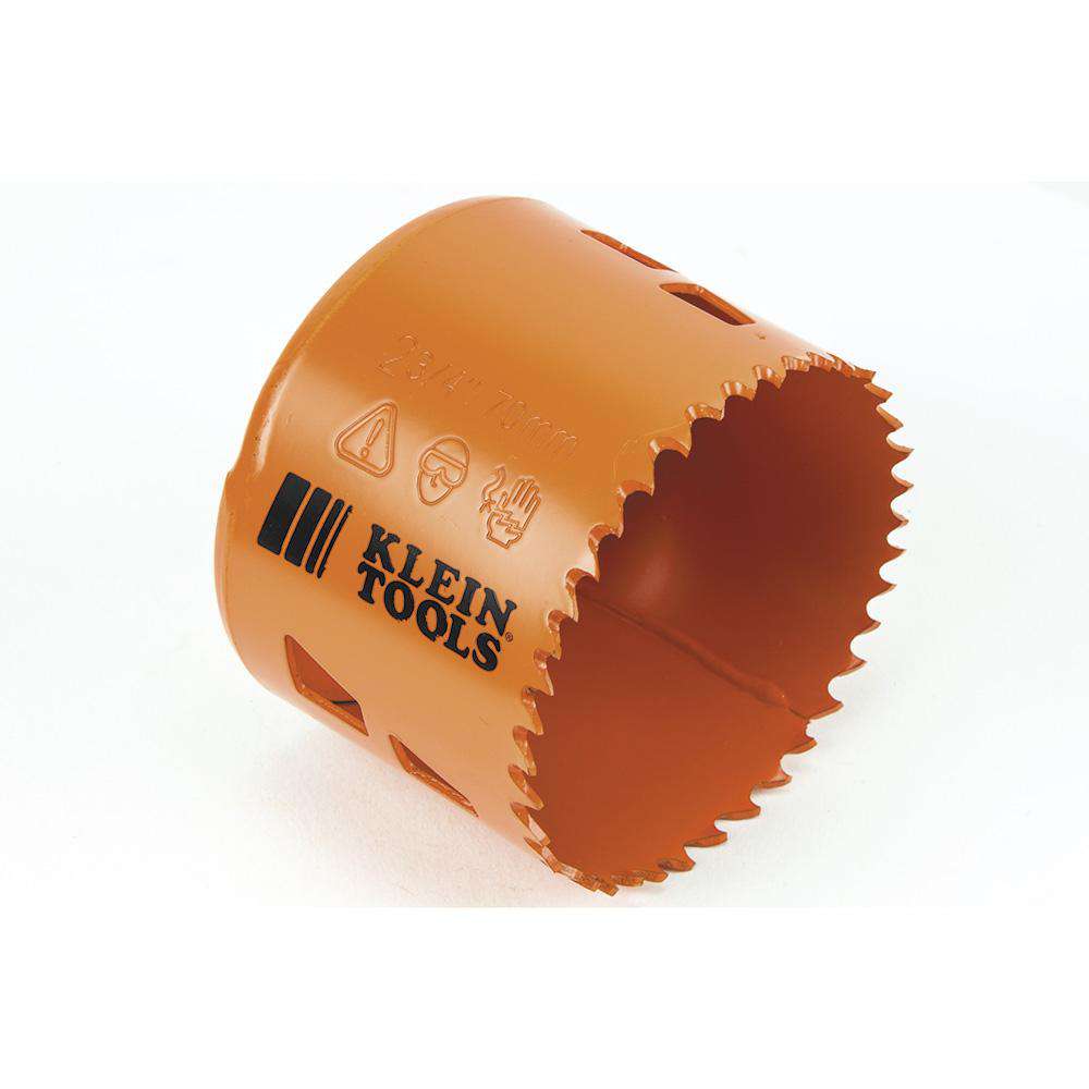 Klein Tools 31944 Bi-Metal Hole Saw, 2-3/4-Inch - Edmondson Supply