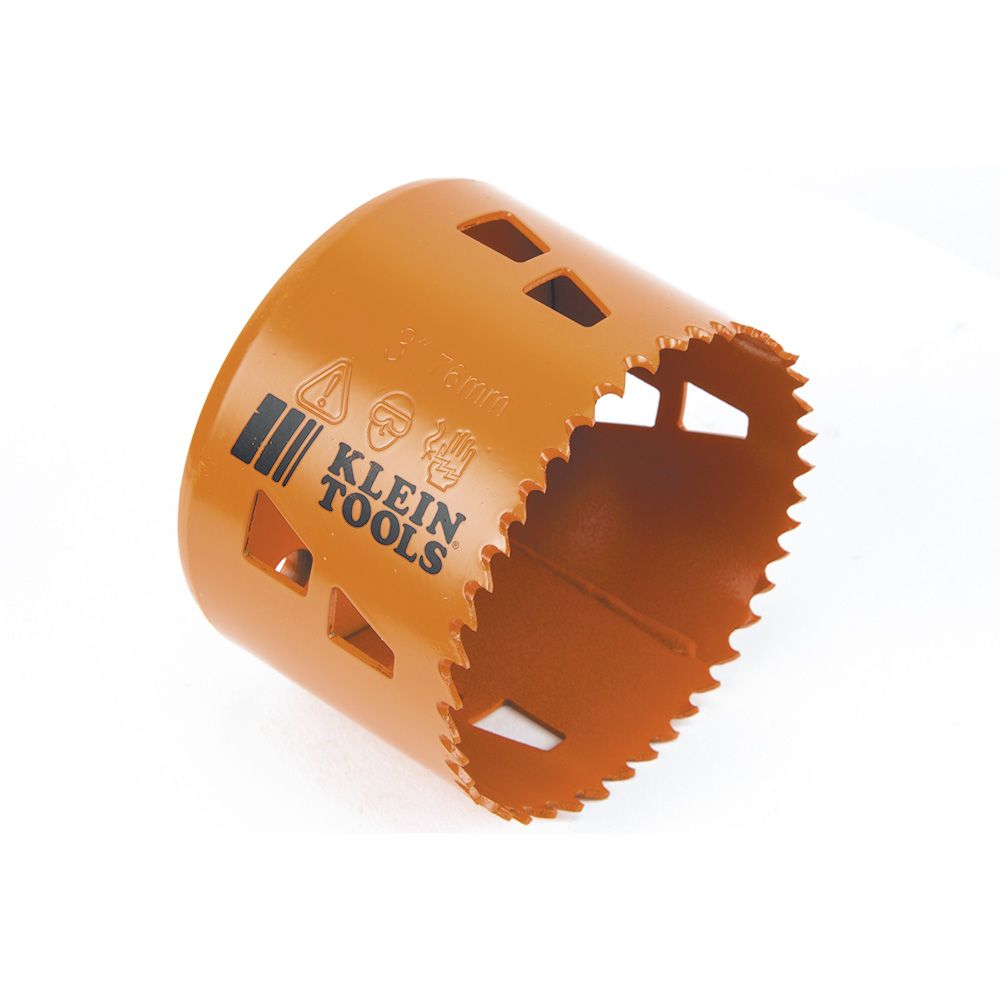 Klein Tools 31948 Bi-Metal Hole Saw, 3-Inch - Edmondson Supply