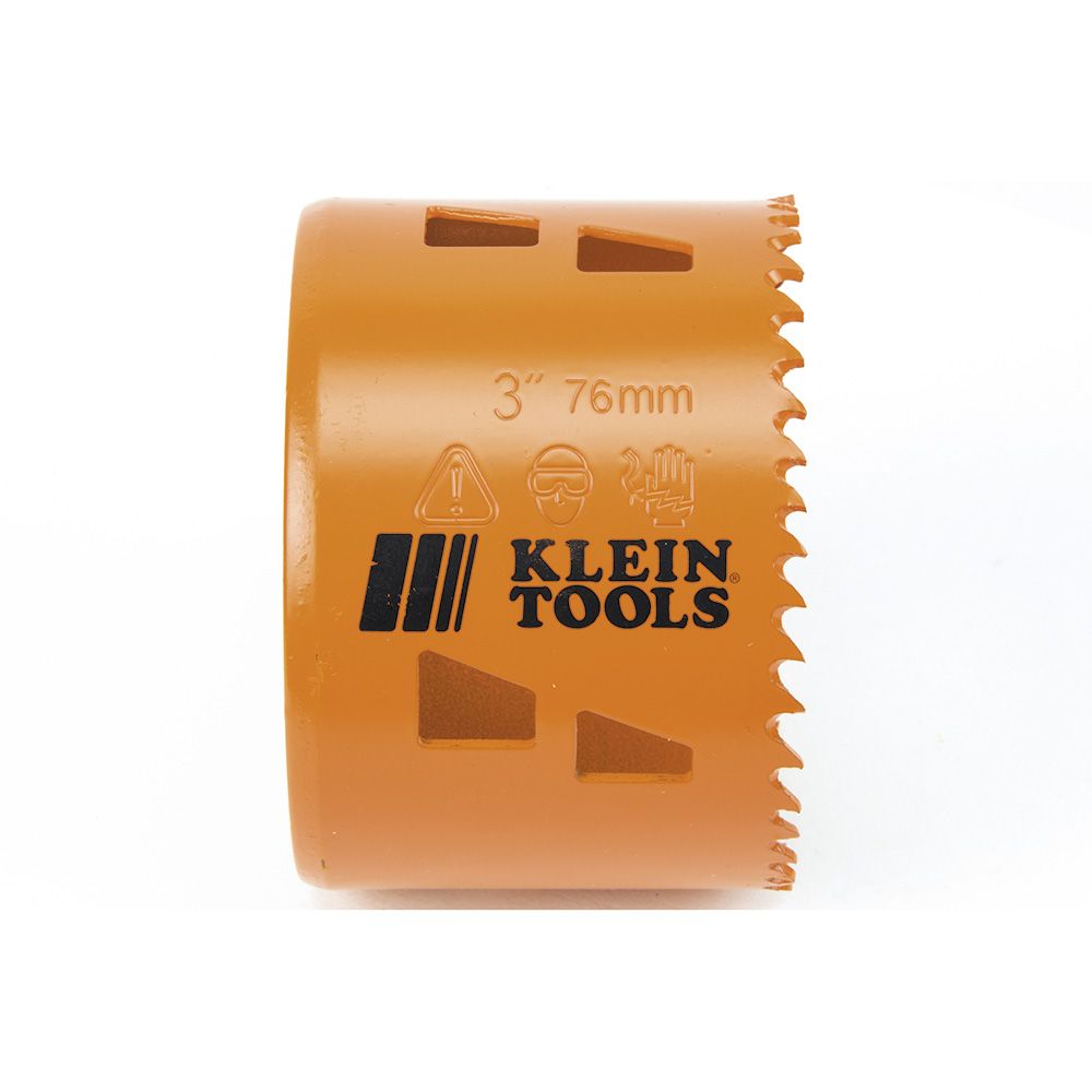 Klein Tools 31948 Bi-Metal Hole Saw, 3-Inch - Edmondson Supply