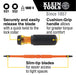Klein Tools 32287 2-in-1 Insulated Flip-Blade Screwdriver, #1/#2 Square - Edmondson Supply