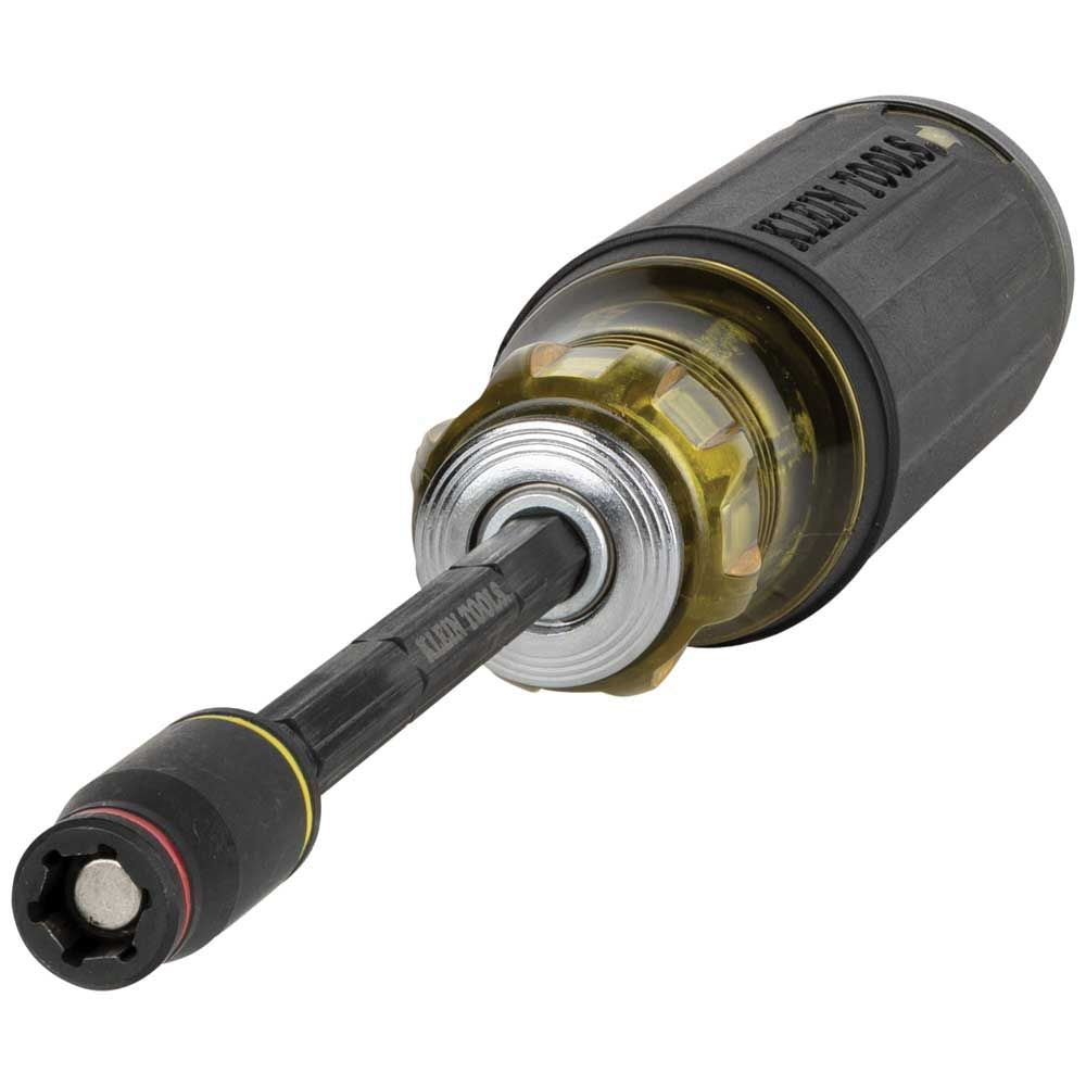 Klein Tools 32304 14-in-1 HVAC Adjustable-Length Impact Screwdriver with Flip Socket - Edmondson Supply