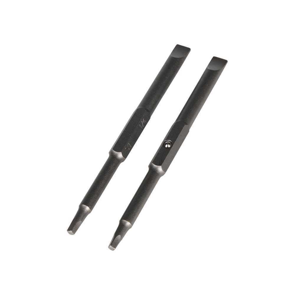 Klein Tools 32411 Replacement Bit 2 Pk - #1 Square & 1/4" Slotted, Extended Reach - Edmondson Supply