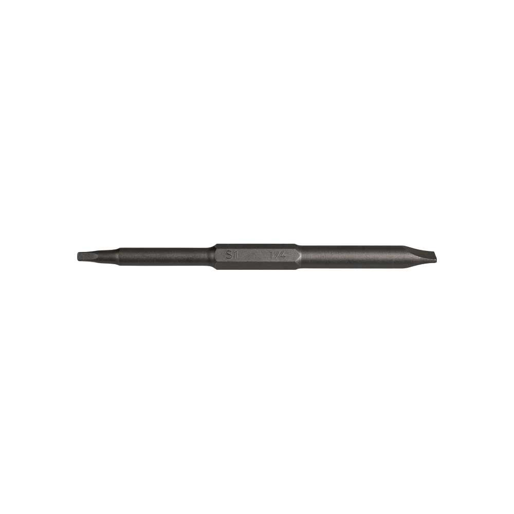 Klein Tools 32411 Replacement Bit 2 Pk - #1 Square & 1/4" Slotted, Extended Reach - Edmondson Supply