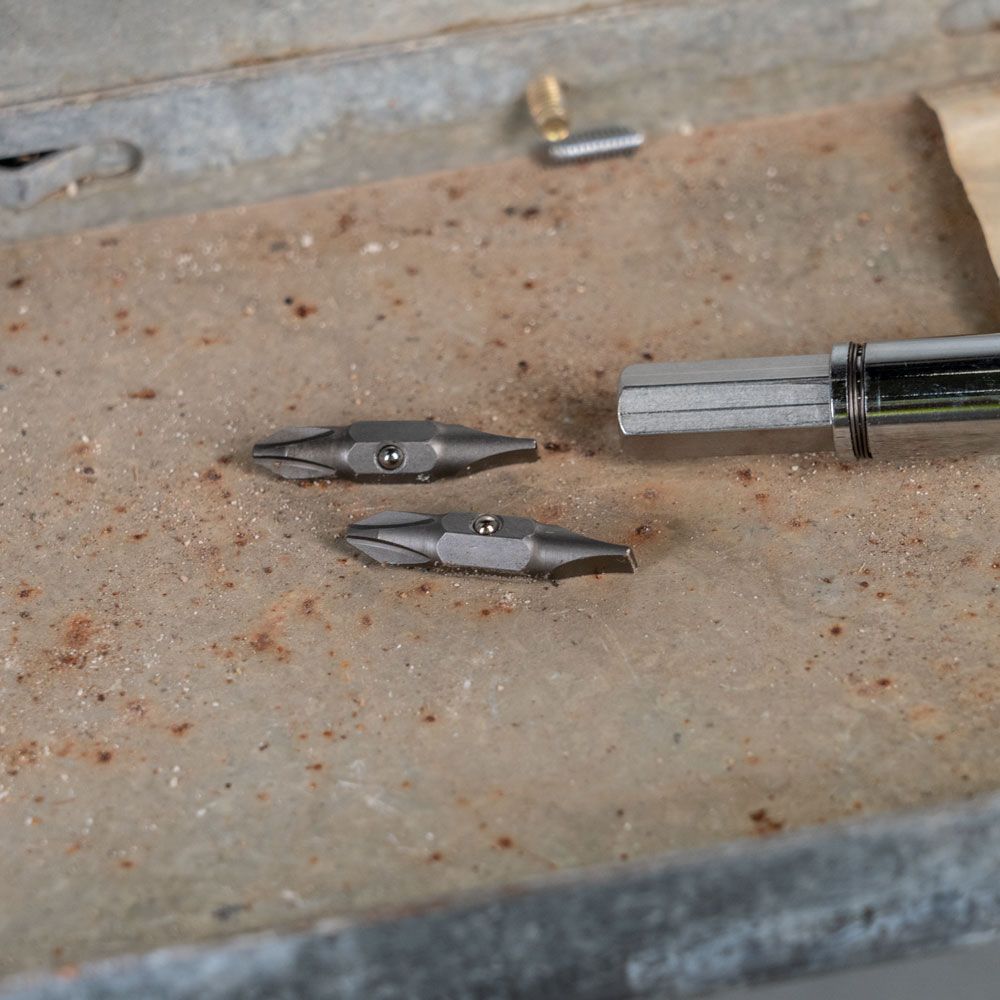 Klein Tools 32483 Replacement Bit #2 Phillips 1/4'' Slotted (2-Pack) - Edmondson Supply