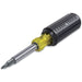Klein Tools 32500 Multi-Bit Screwdriver / Nut Driver, 11-in-1, Ph, Sl, Sq, TORX® Bits - Edmondson Supply