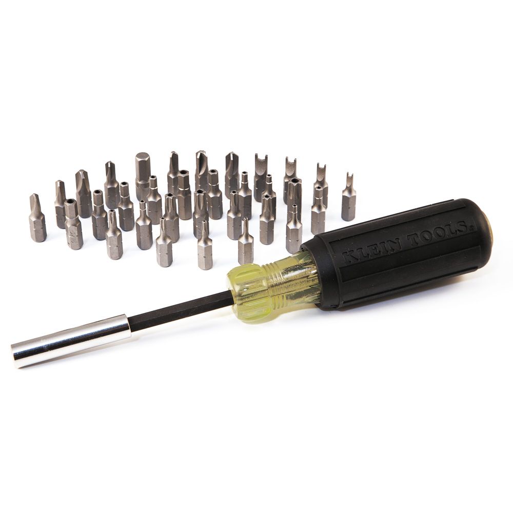 Klein Tools 32510 Magnetic Screwdriver with 32 Tamperproof Bits - Edmondson Supply