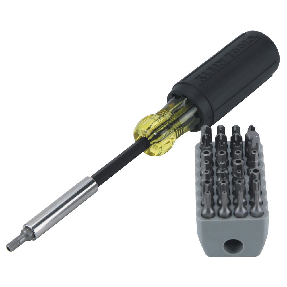 Klein Tools 32510 Magnetic Screwdriver with 32 Tamperproof Bits - Edmondson Supply
