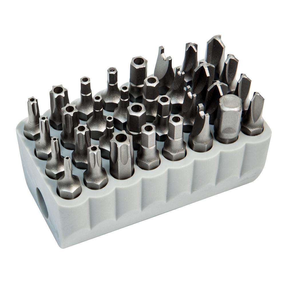 Klein Tools 32525 Tamperproof Bit Set, 32 Piece - Edmondson Supply