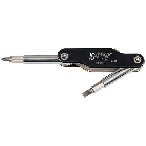 Klein Tools 32535 10-in-1 10 Fold Screwdriver / Nut Driver - Edmondson Supply