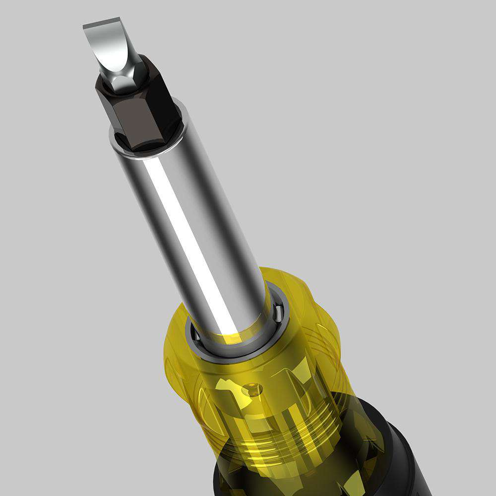 Klein Tools 32557 6-in-1 Multi-Bit Screwdriver / Nut Driver, Heavy Duty - Edmondson Supply