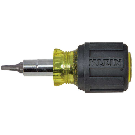 Klein Tools 32562 6-in-1 Multi-Bit Screwdriver / Nut Driver, Stubby - Edmondson Supply