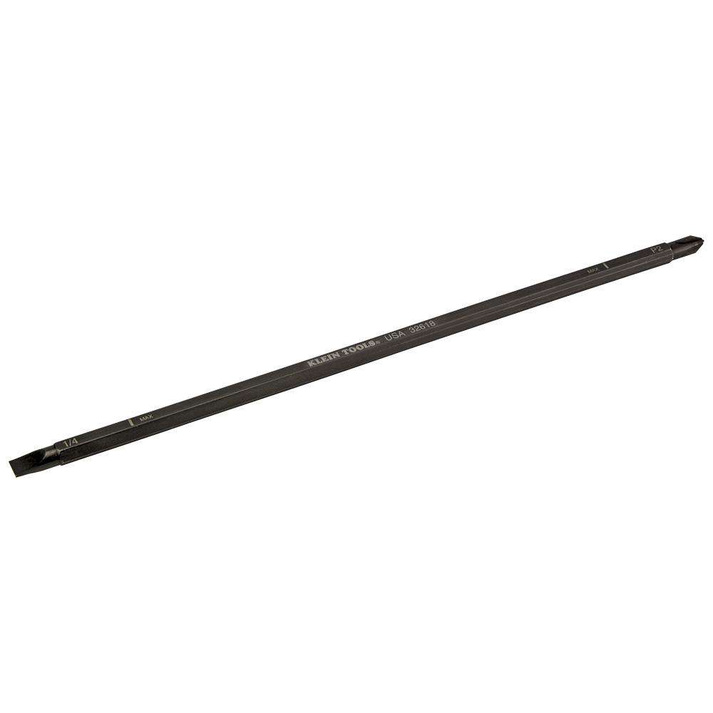 Klein Tools 32618 Adj Screwdriver Blade #2 Phillips 1/4-Inch Slotted - Edmondson Supply