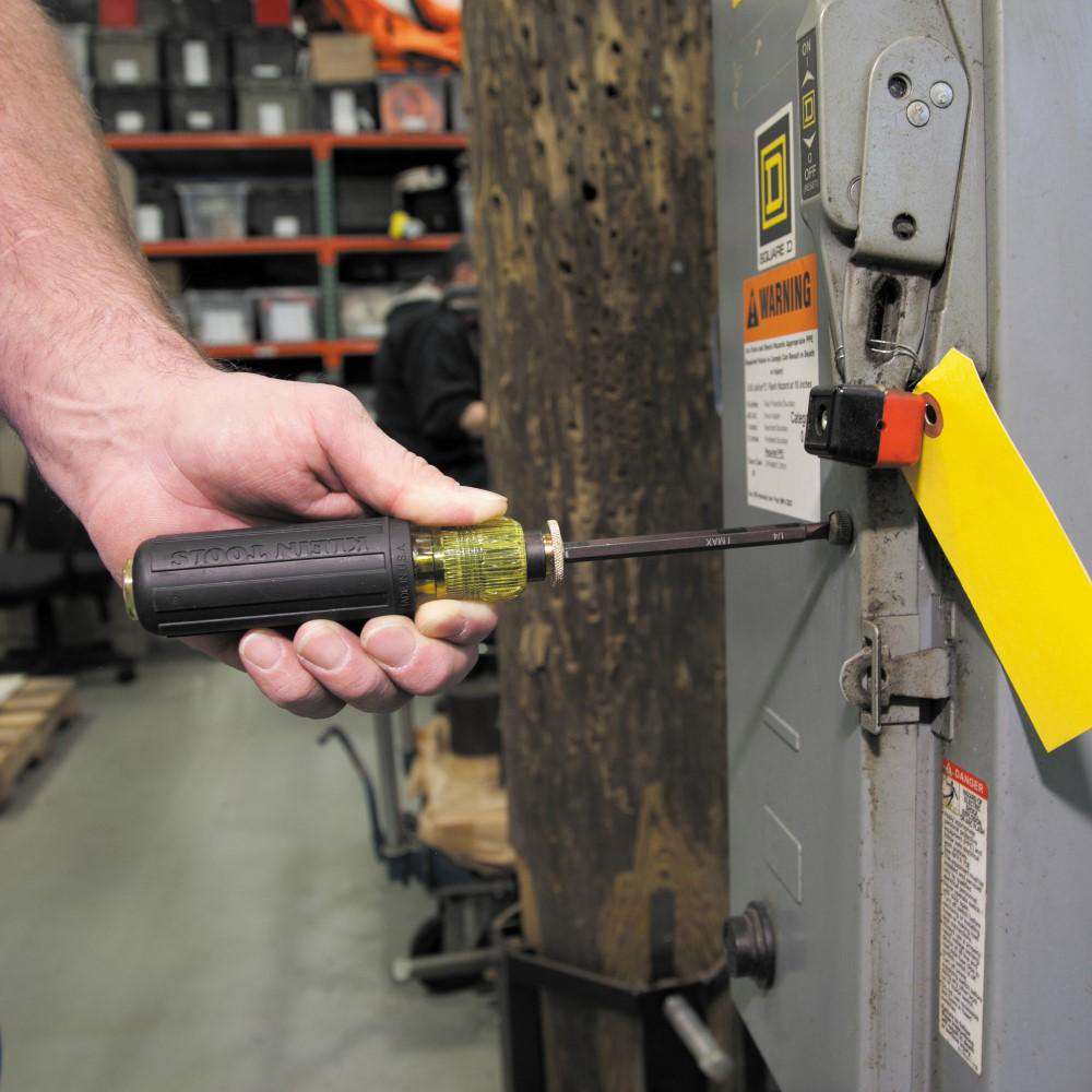 Klein Tools 32751 Adjustable Screwdriver, #2 Phillips, 1/4-Inch Slotted - Edmondson Supply