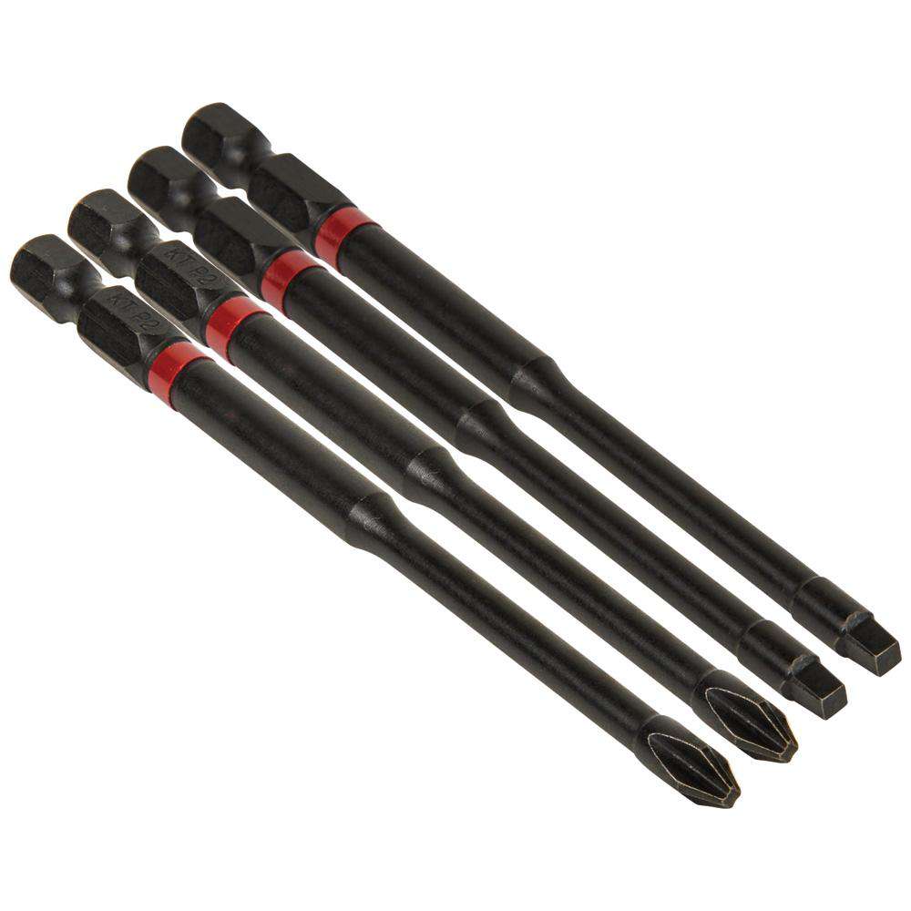 Klein Tools 32795 Pro Impact Power Bits, Assorted 4-Pack - Edmondson Supply