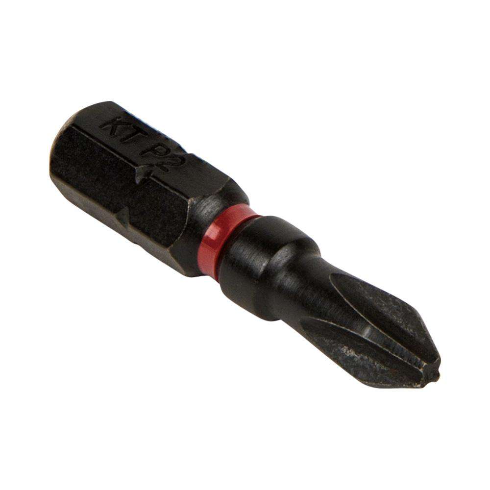 Klein Tools 32798 Pro Impact Power Bits, #2 Phillips, 5-Pack - Edmondson Supply