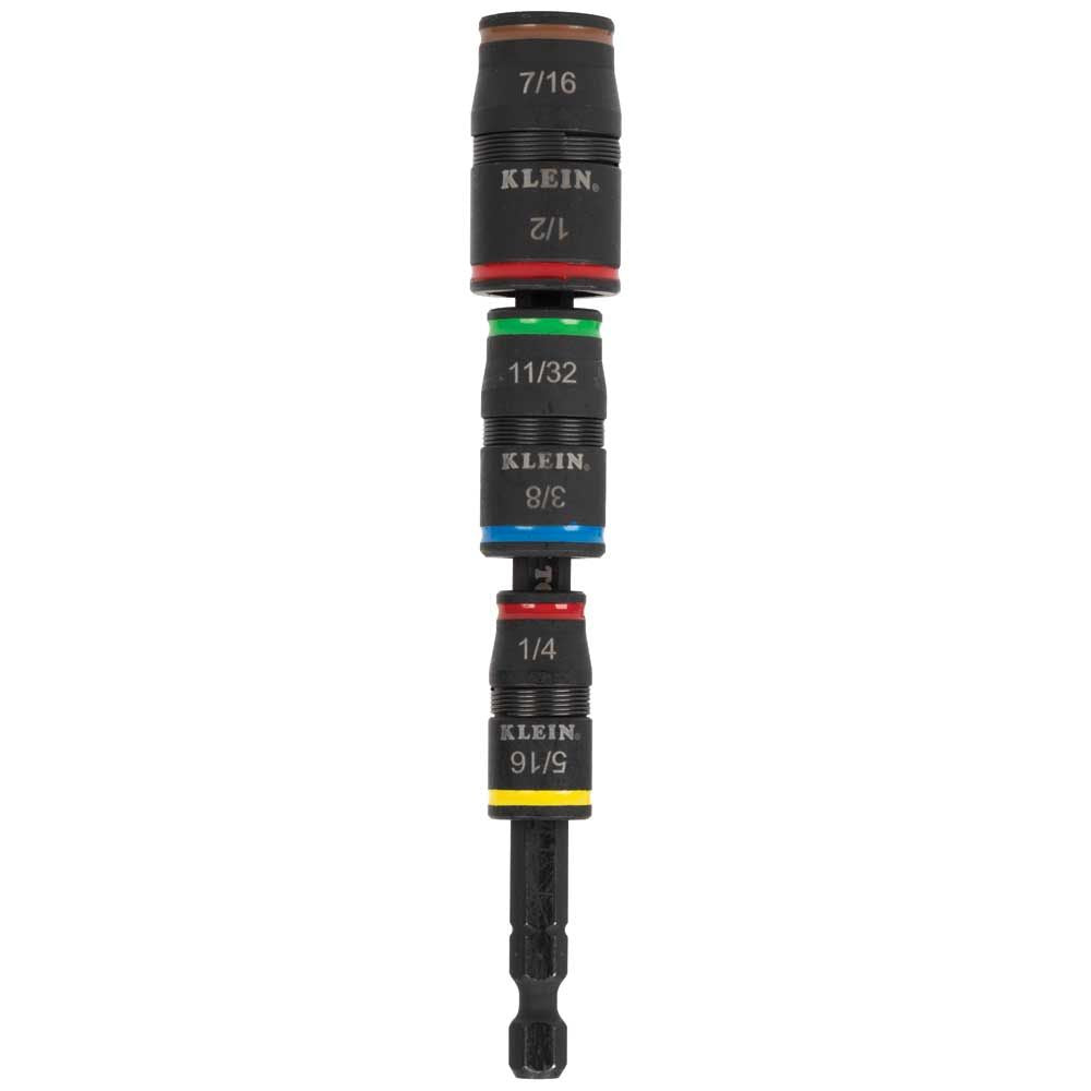 Klein Tools 32900 7-in-1 Impact Flip Socket with Handle - Edmondson Supply