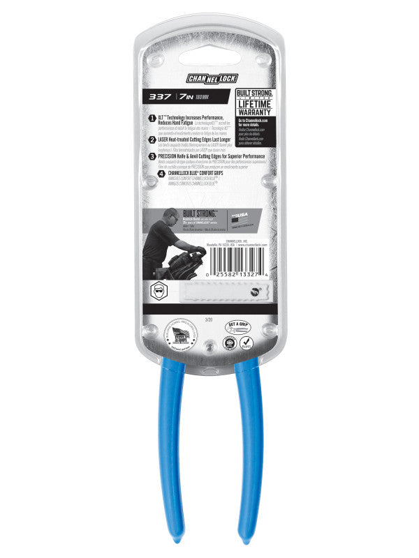 Channellock 337 7" XLT™ Diagonal Cutting Pliers - Edmondson Supply