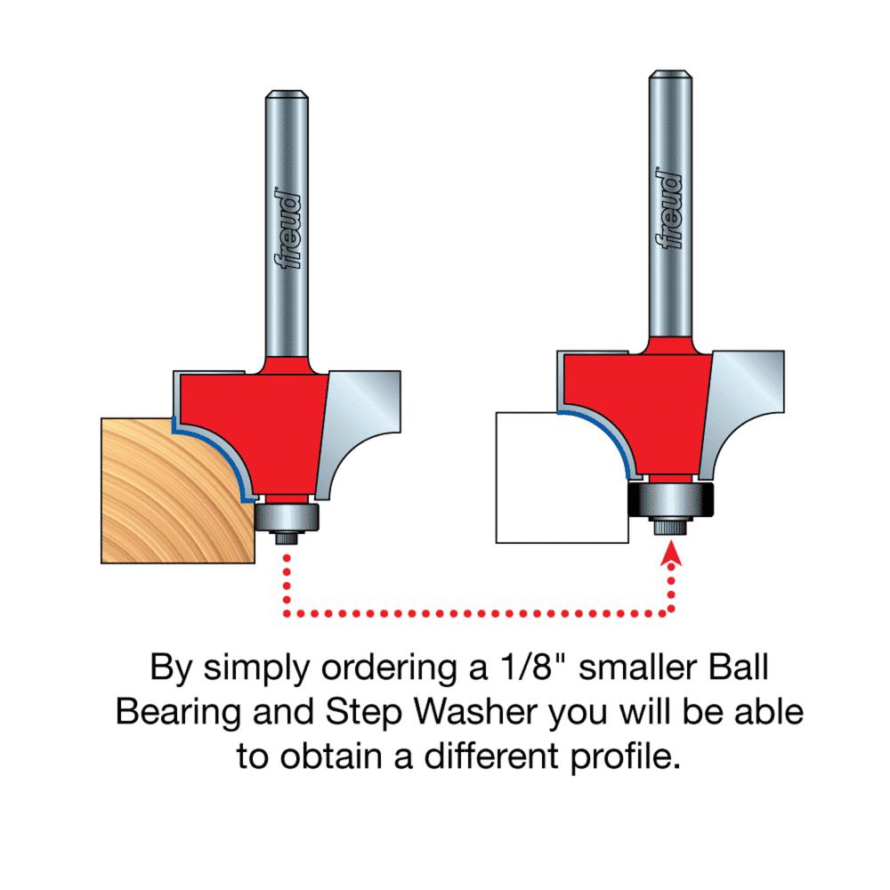 Freud 36-104 1/8" Radius Beading Bit - Edmondson Supply