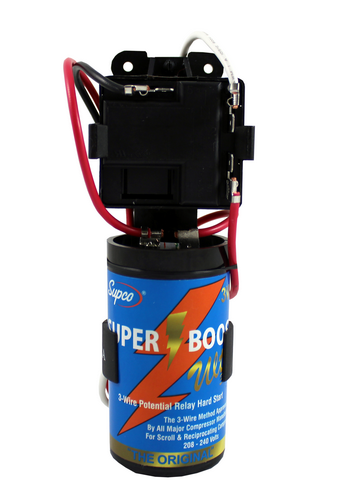 Supco 3W1 3-Wire Mechanical Potential Relay and Hard Start Capacitor - Edmondson Supply