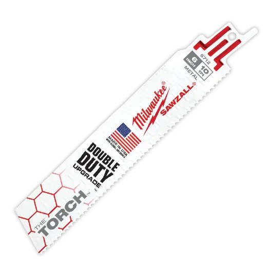 Milwaukee 48-00-5784 SAWZALL® TORCH™ Metal Demolition Blades 6" 18TPI 5pk - Edmondson Supply