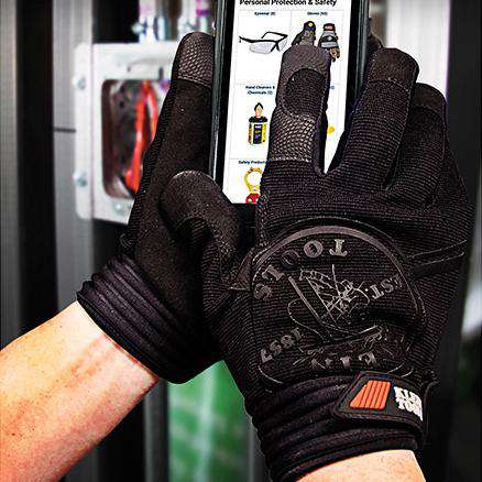 Klein Tools 40233 Journeyman Wire Pulling Gloves, Size Large - Edmondson Supply