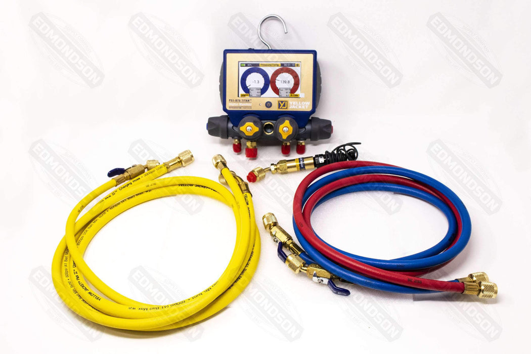 Yellow Jacket 40875 P51-870 TITAN™ Digital Manifold Mini-Split Kit - Edmondson Supply