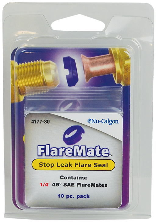 Nu-Calgon 4177-30 1/4" FlareMate Seal Kit, 10 pack - Edmondson Supply