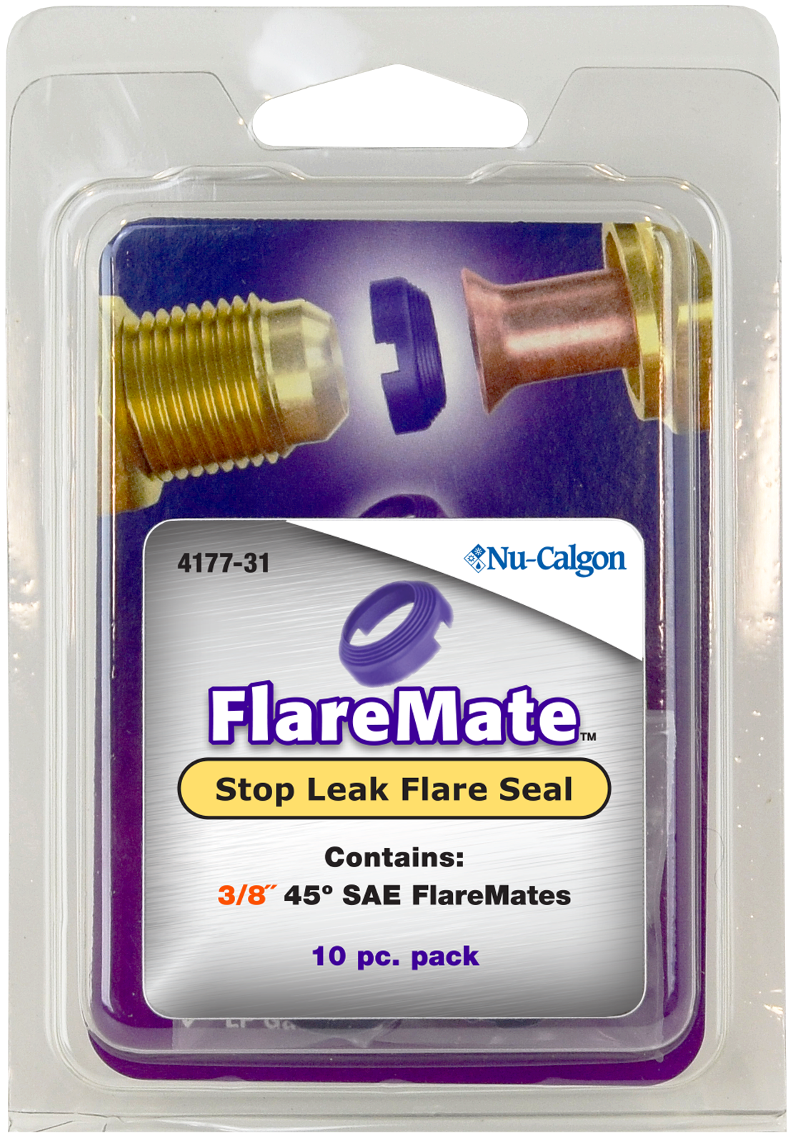 Nu-Calgon 4177-31 3/8" FlareMate Seal Kit, 10 pack - Edmondson Supply
