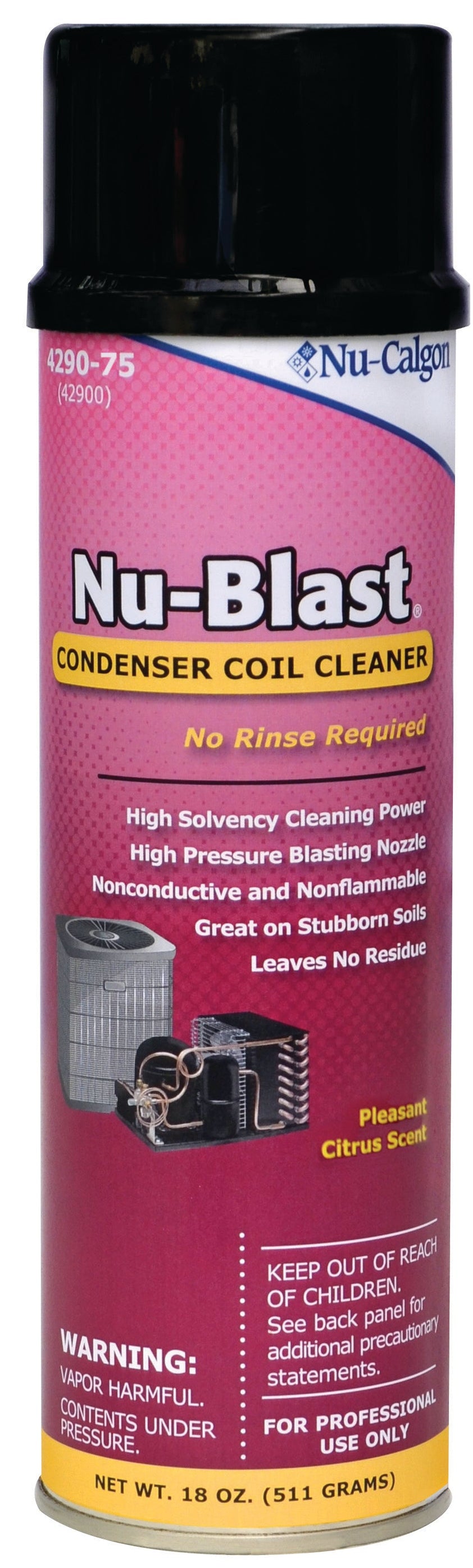 Edmondson Supply NuCalgon 429075 NuBlast Aerosol Coil Cleaner