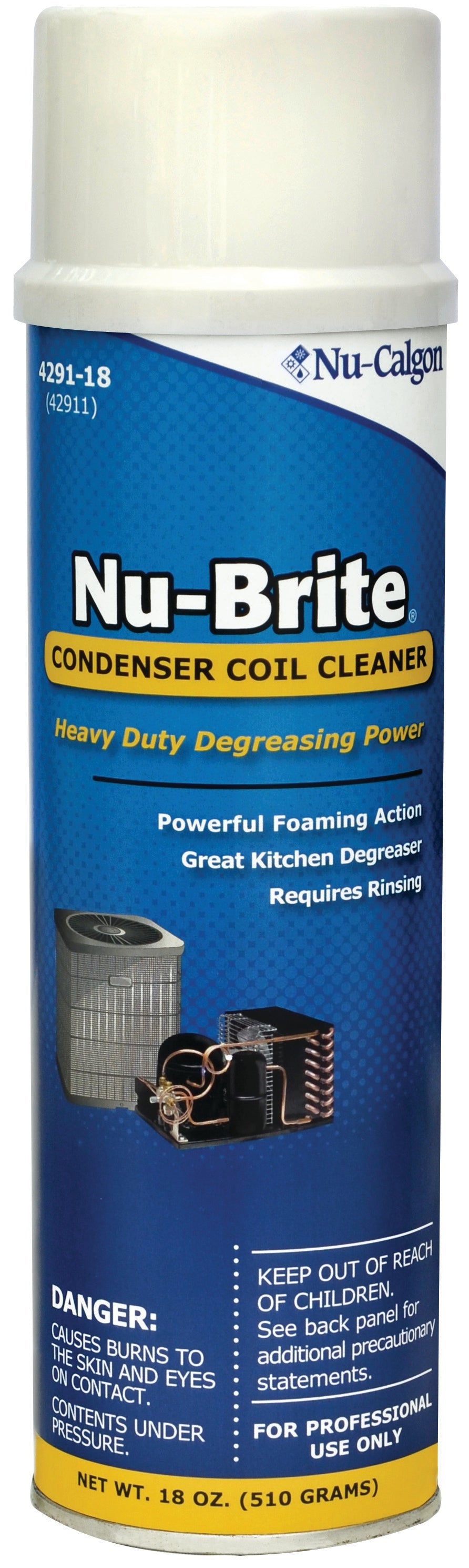 Nu-Calgon 4291-18 Nu-Brite Aerosol Coil Cleaner - Edmondson Supply