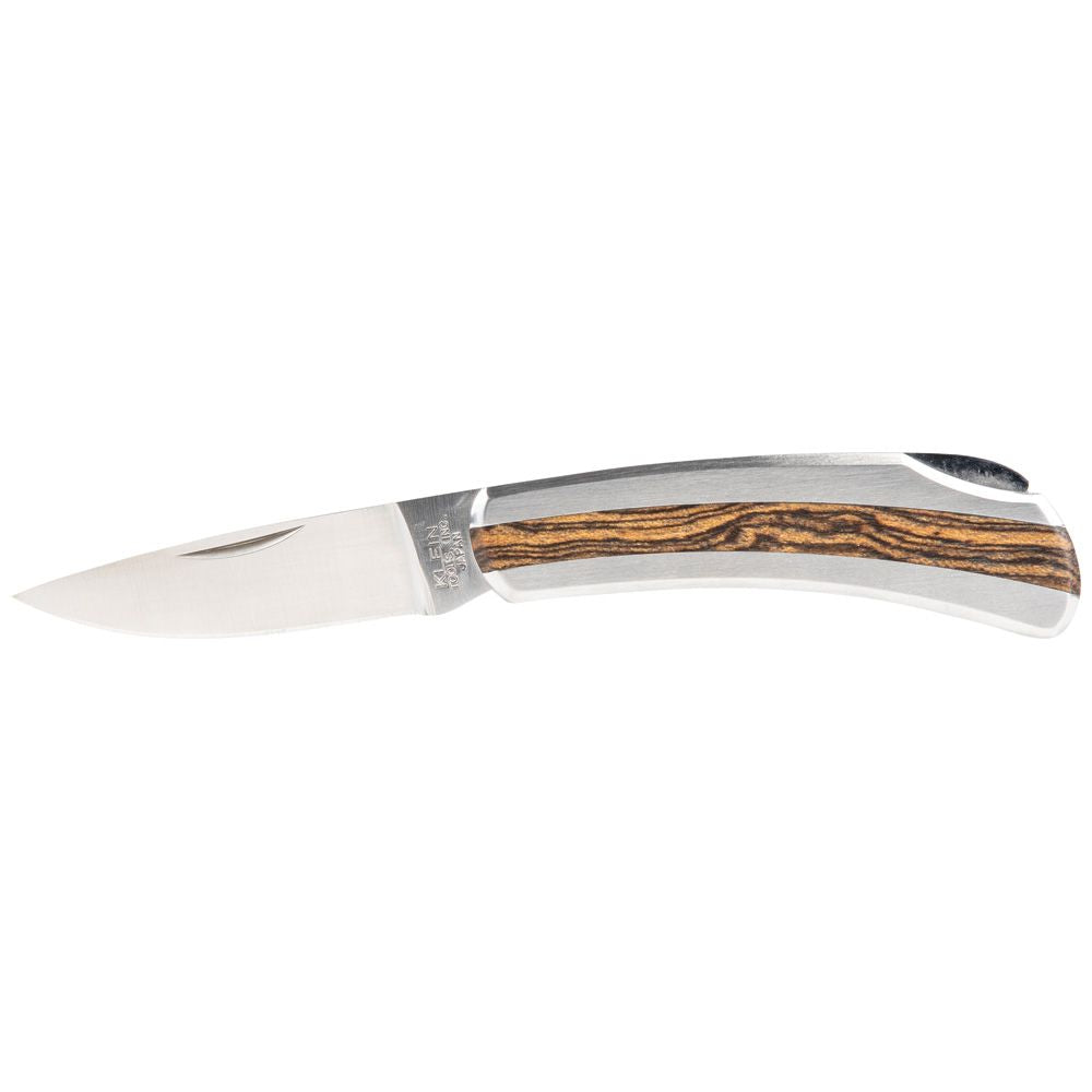 Klein Tools 44033 Stainless Steel Pocket Knife, 2-1/4-Inch Drop Point Blade - Edmondson Supply
