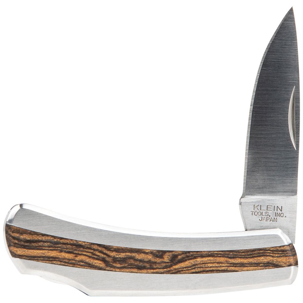 Klein Tools 44033 Stainless Steel Pocket Knife, 2-1/4-Inch Drop Point Blade - Edmondson Supply